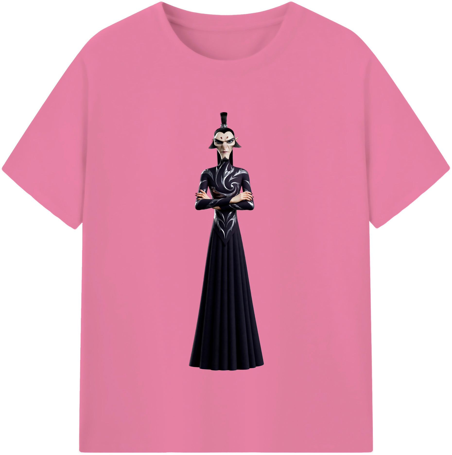 （画像用） Ne Zha 2 ナタ 魔童の大暴れ 綿100％半袖Tシャツ（フロントプリント）